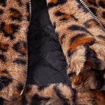 Men’s Printed Faux Fur Hooded Zip-Up Jacket — view 9