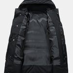 Men’s Long Quilted Hooded Puffer Parka — view 5