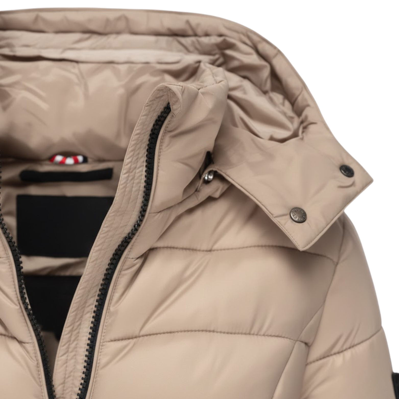 Women's Mid-Length Hooded Quilted Parka — view 8
