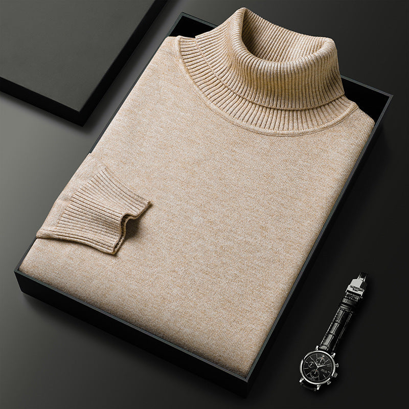 Men’s Ribbed Turtleneck Sweater — view 1