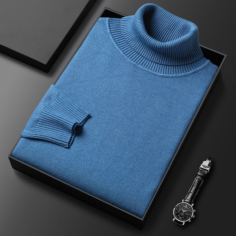 Men’s Ribbed Turtleneck Sweater — view 2