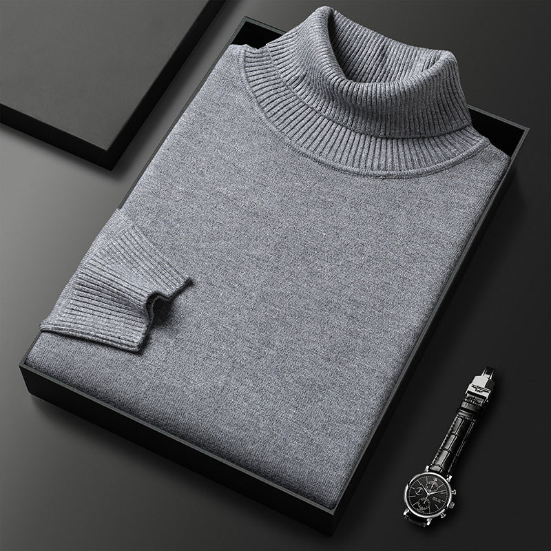 Men’s Ribbed Turtleneck Sweater — view 5