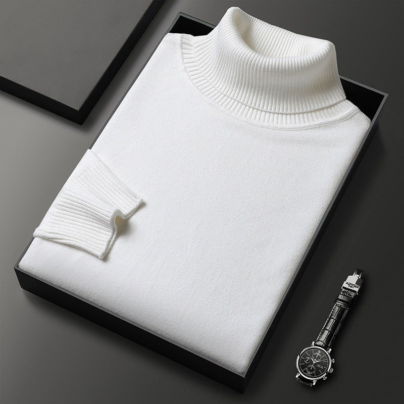 Men’s Ribbed Turtleneck Sweater — view 6