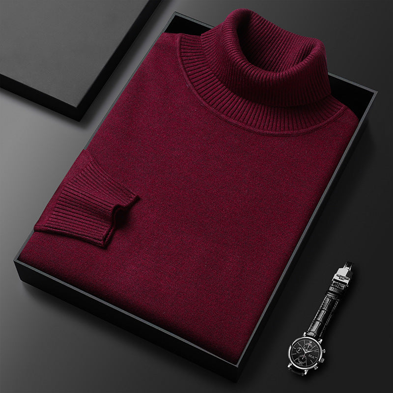 Men’s Ribbed Turtleneck Sweater — view 7