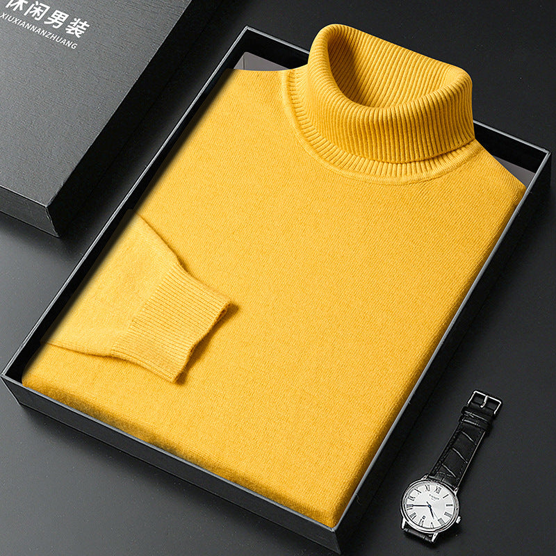 Men’s Ribbed Turtleneck Sweater — view 9