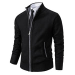 Men’s Merino Wool Full-Zip Mock-Neck Sweater — view 1