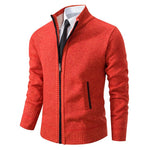 Men’s Merino Wool Full-Zip Mock-Neck Sweater — view 3