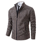 Men’s Merino Wool Full-Zip Mock-Neck Sweater — view 6