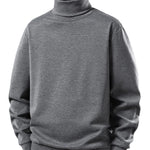 Men’s Fleece-Lined Turtleneck Sweatshirt — view 1