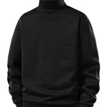 Men’s Fleece-Lined Turtleneck Sweatshirt — view 2