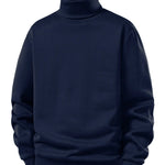 Men’s Fleece-Lined Turtleneck Sweatshirt — view 3