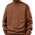 Men’s Fleece-Lined Turtleneck Sweatshirt — view 4