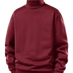 Men’s Fleece-Lined Turtleneck Sweatshirt — view 5