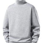 Men’s Fleece-Lined Turtleneck Sweatshirt — view 6