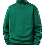 Men’s Fleece-Lined Turtleneck Sweatshirt — view 7