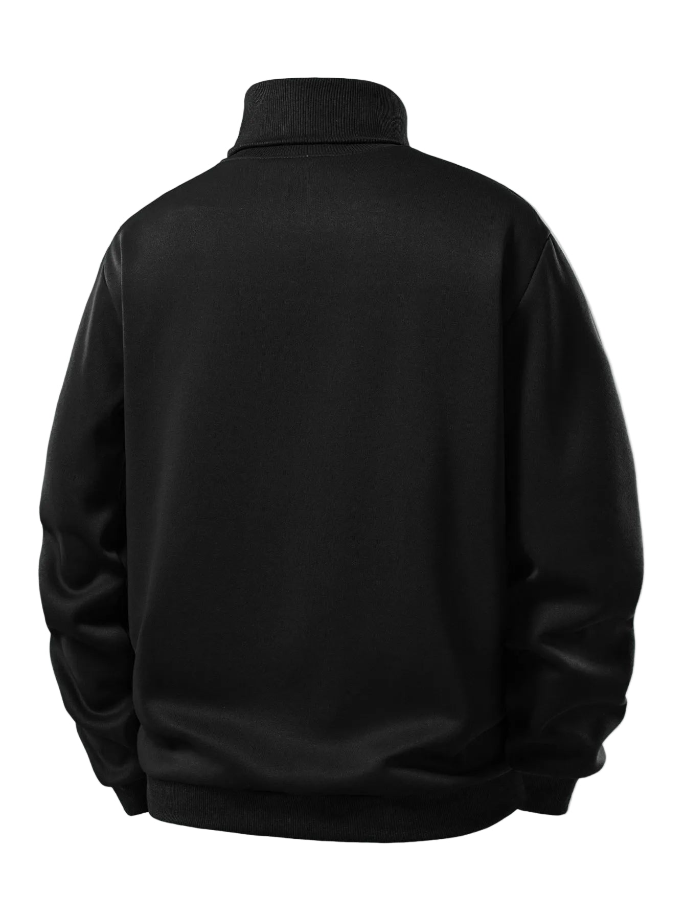 Men’s Fleece-Lined Turtleneck Sweatshirt — view 8