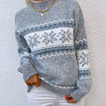 Snowflake Mock-Neck Sweater — view 1