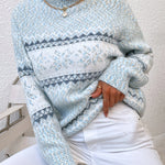 Snowflake Mock-Neck Sweater — view 3