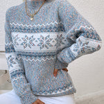 Snowflake Mock-Neck Sweater — view 5