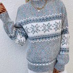 Snowflake Mock-Neck Sweater — view 7