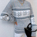 Snowflake Mock-Neck Sweater — view 8