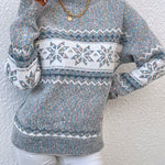 Snowflake Mock-Neck Sweater — view 9