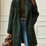 Women’s Printed Longline Tweed Coat — view 1