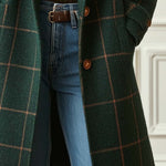 Women’s Printed Longline Tweed Coat — view 6