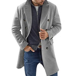 Men’s Double-Breasted Mid-Length Overcoat — view 2
