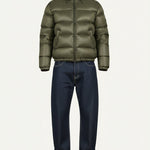 Men’s Hooded Quilted Jacket with Sherpa Lining — view 2