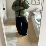 Men’s Hooded Quilted Jacket with Sherpa Lining — view 4