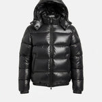 Men’s Hooded Quilted Jacket with Sherpa Lining — view 5