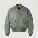 Men’s Padded Bomber Jacket with Ribbed Trims — view 1