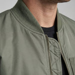 Men’s Padded Bomber Jacket with Ribbed Trims — view 4