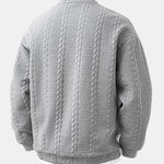 Men’s Cable-Textured Jacquard Sweatshirt — view 6
