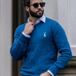 Men’s Cable-Knit Sweater — view 2