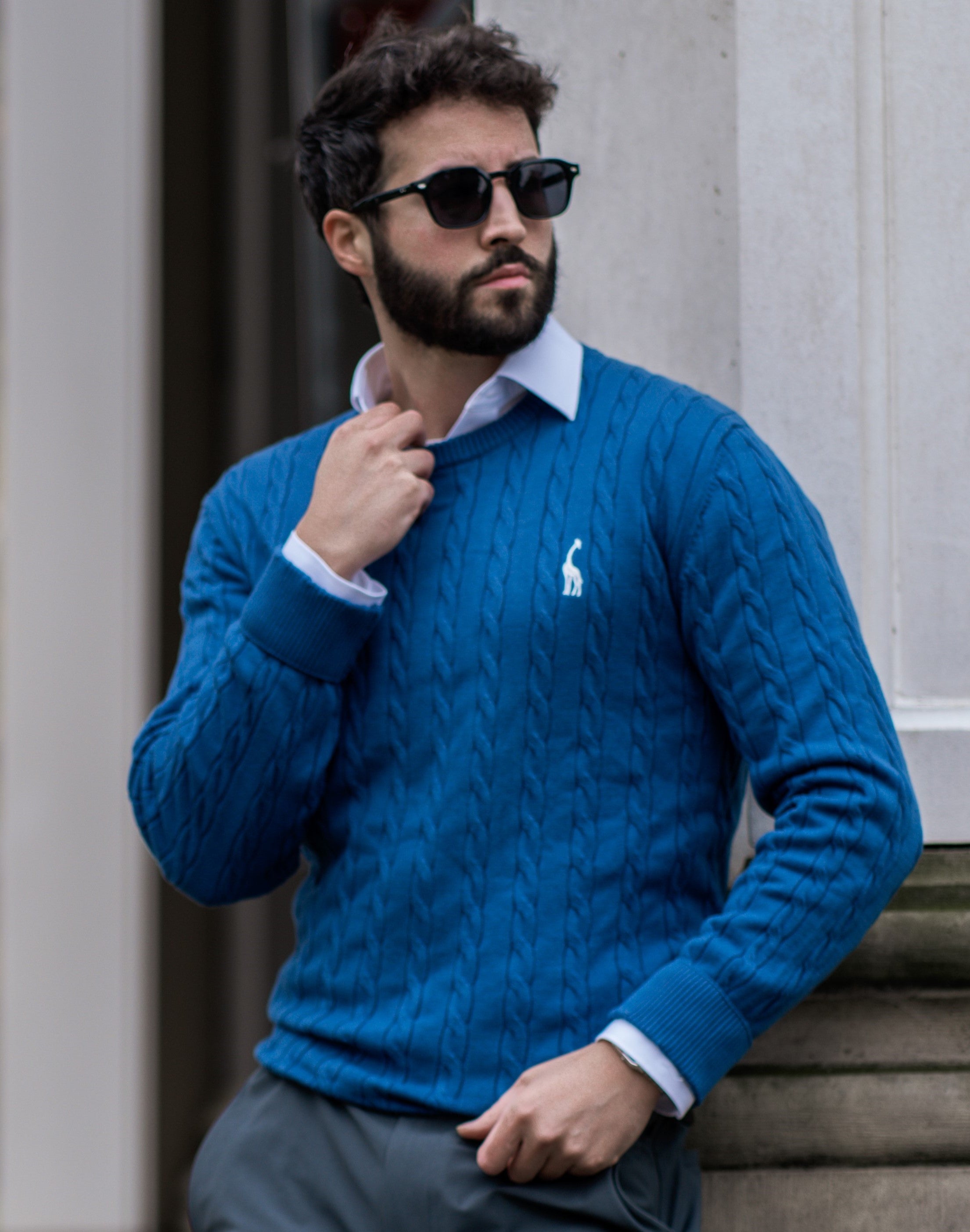 Men’s Cable-Knit Sweater — view 2