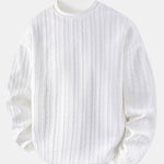 Men’s Textured Jacquard Crew-Neck Sweatshirt — view 1