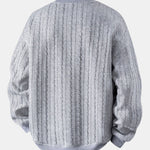 Men’s Textured Jacquard Crew-Neck Sweatshirt — view 5