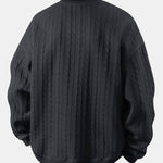 Men’s Textured Jacquard Crew-Neck Sweatshirt — view 6