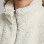 Women’s Short Teddy Fleece Jacket with Stand Collar — view 7