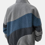 Men’s Printed-Panel Teddy Fleece Zip-Up Jacket — view 6