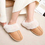 Warm-Lined Slip-On Slippers with Non-Slip Sole — view 2