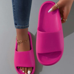 Women’s Open-Toe Slip-On Slippers with Wide Strap — view 5