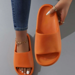 Women’s Open-Toe Slip-On Slippers with Wide Strap — view 6