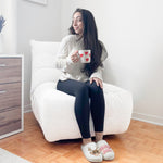 Festive Embroidered Slip-On Slippers — view 4