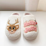 Festive Embroidered Slip-On Slippers — view 5