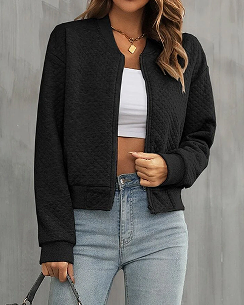 Women’s Lightweight Quilted Bomber Jacket — view 2