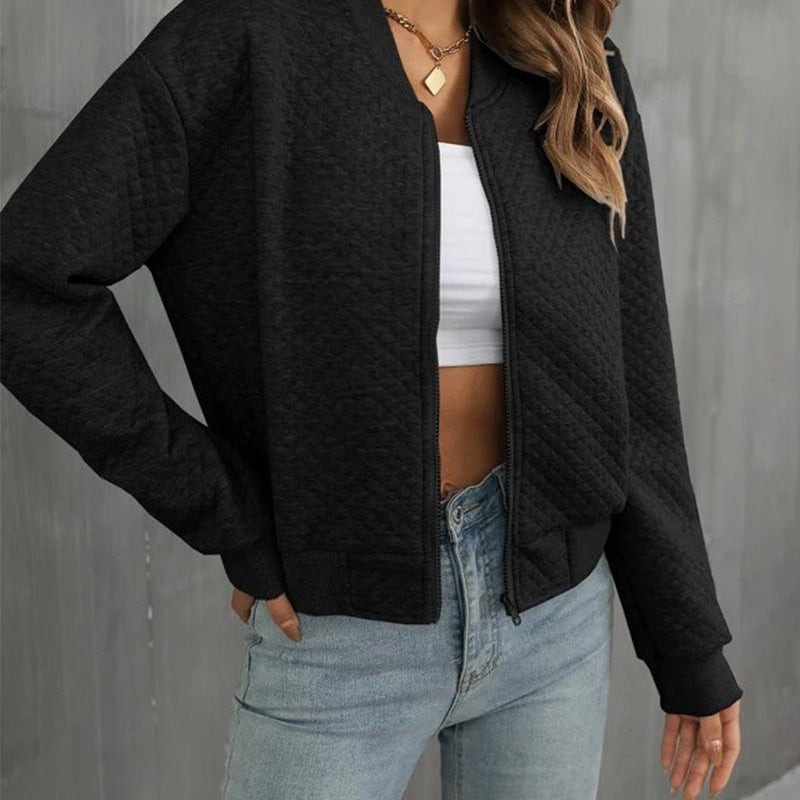Women’s Lightweight Quilted Bomber Jacket — view 3