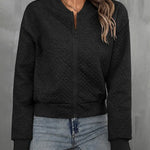 Women’s Lightweight Quilted Bomber Jacket — view 4